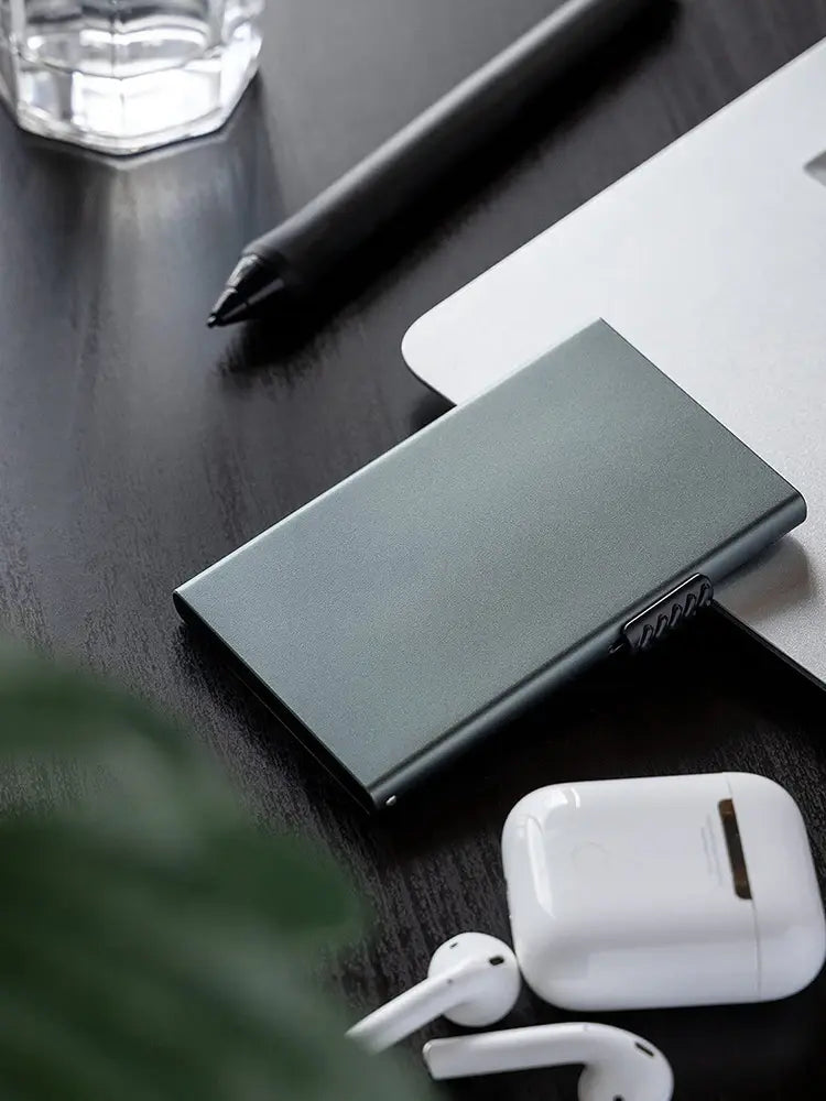 Card Holder Wallet Minimalist Slim Metal