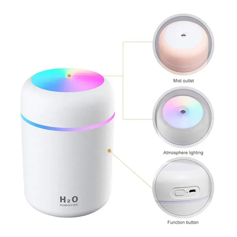 Mini Air Humidifier Aroma Essential Oil Diffuser