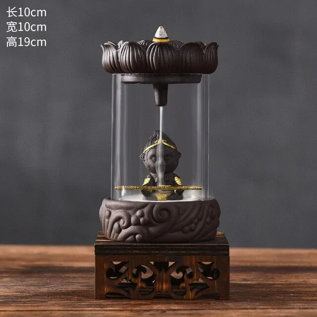 Monkey King Backflow Incense Burner