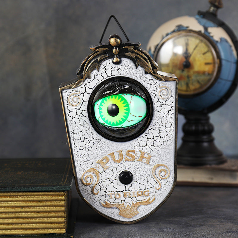 Halloween One-Eye Doorbell Decoration LED Electric Luminous