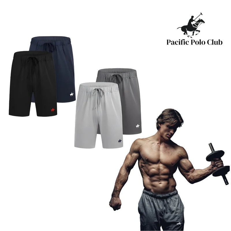 Men'S Shorts Lounge Casual 4 Pack by Pacific Polo Club