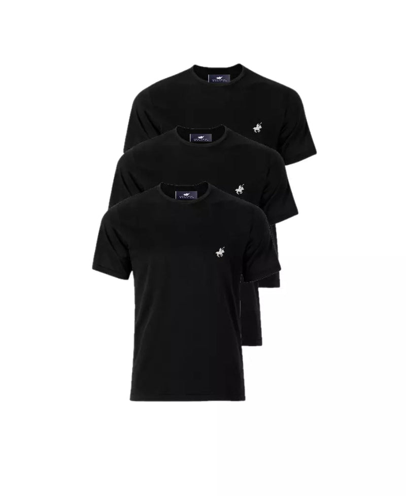 3 PACK MEN'S POLO SHORT SLEEVE CREW NECK TSHIRTS