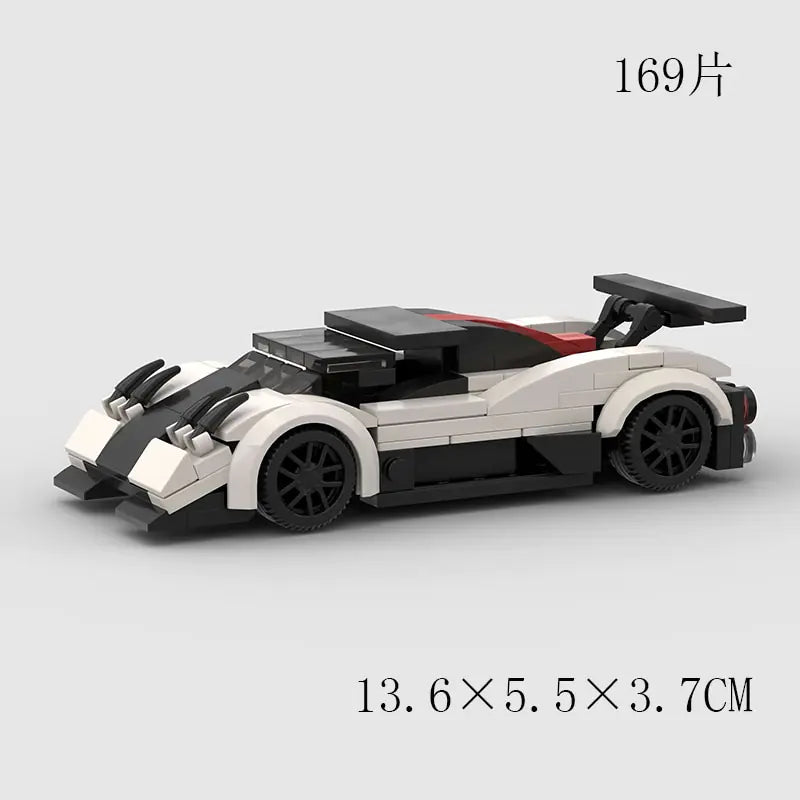 City Vehicle Technical Racing Car Speed Champion Building Blocks