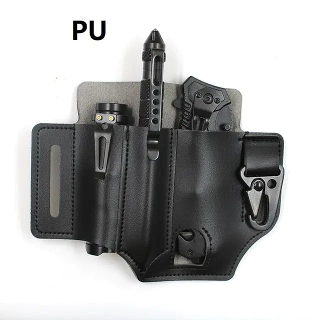 Tactical Multi Tool Belt Leather Bag