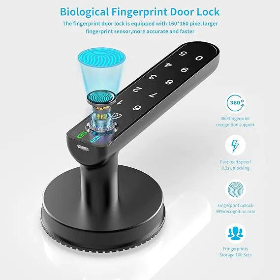 BAFUWEIY Keyless Fingerprint Door Lock